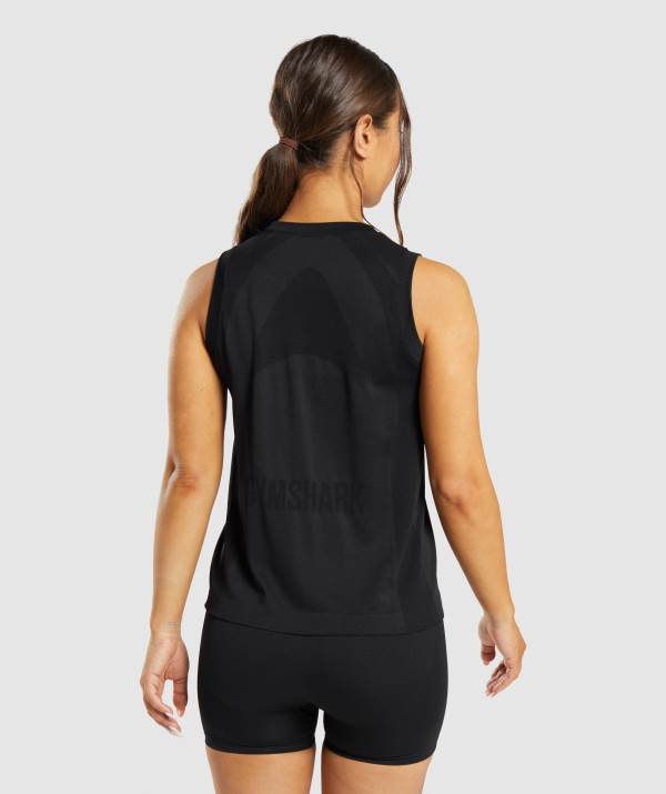 Damske Tielko Gymshark Flex Loose Top Čierne | SV8572461